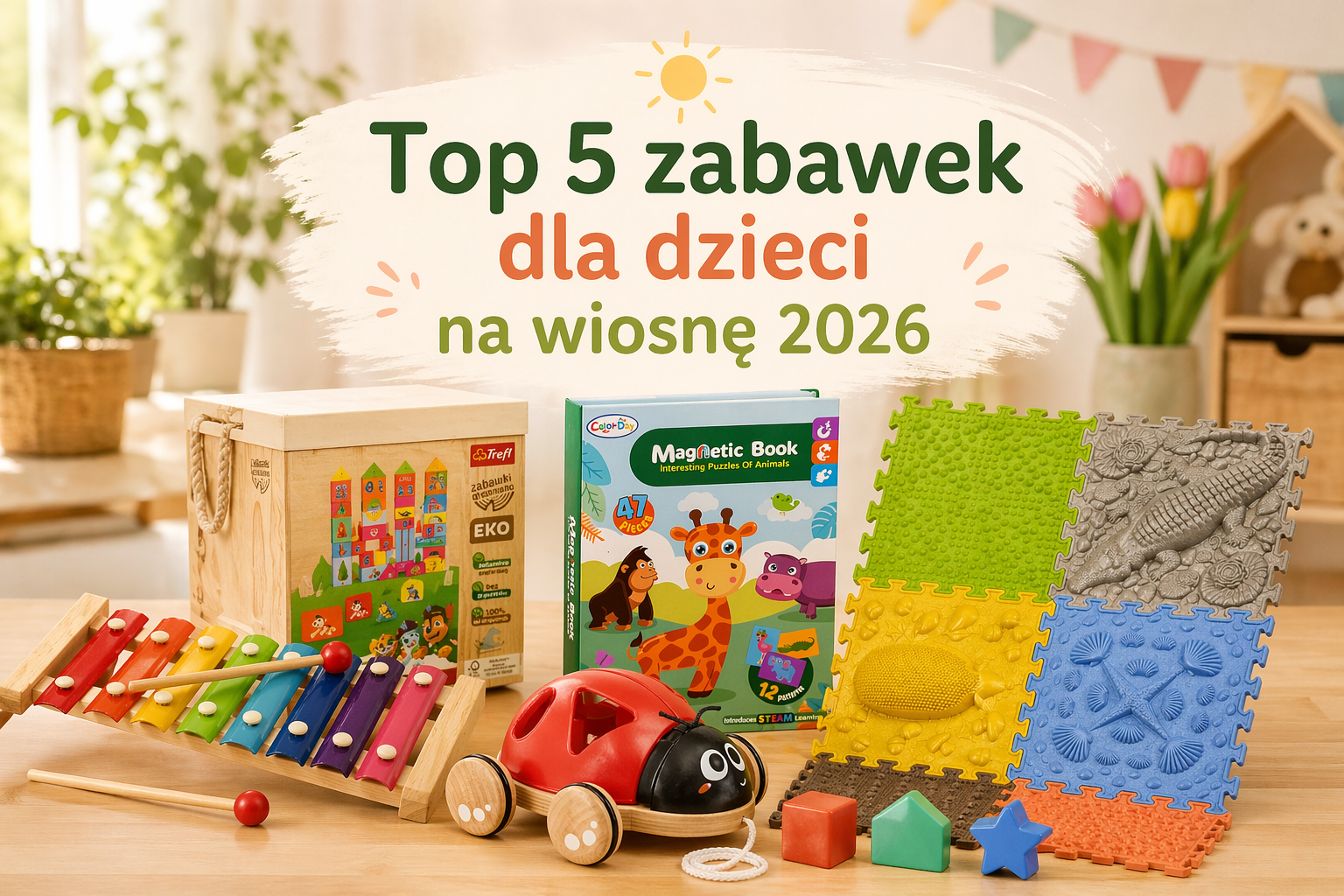 Top 5 zabawek dla dzieci na wiosnę 2026